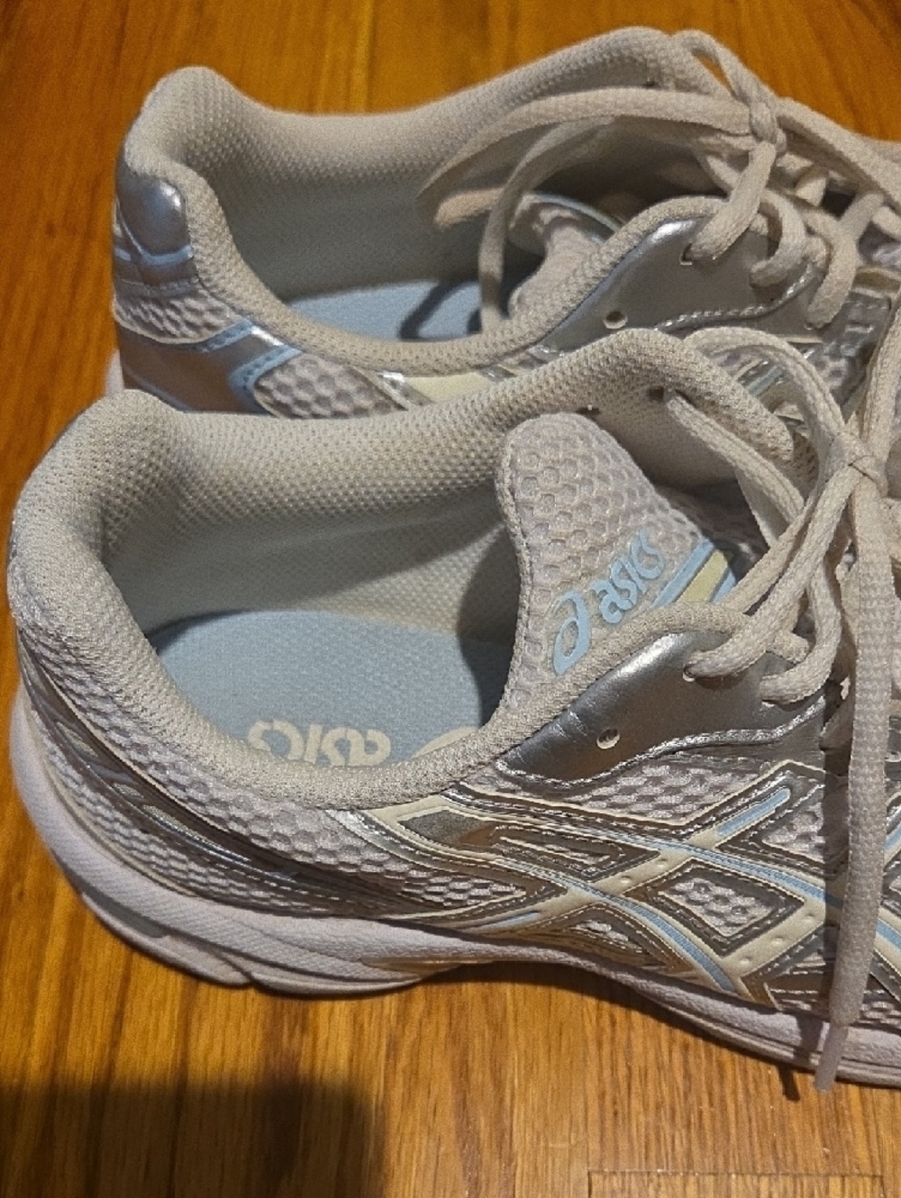 ​ASICS GEL-1130 Women’s Size 8 – Silver/White/Sky Blue – Y2K Retro Running Shoes - Picture 4 of 10